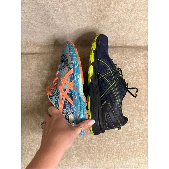 ASICS Men\'s GEL-Nimbus 18 NYC Mesh Athletic Running Shoes Multicolor Size 9-9.5 main image 9